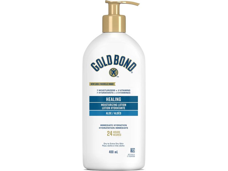 Gold Bond Healing Moisturizing Lotion, Aloe, 400 mL