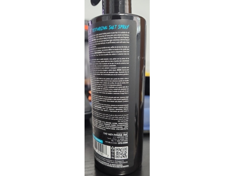 LV3 Texturizing Salt Spray, 8.45 fl oz/250 mL