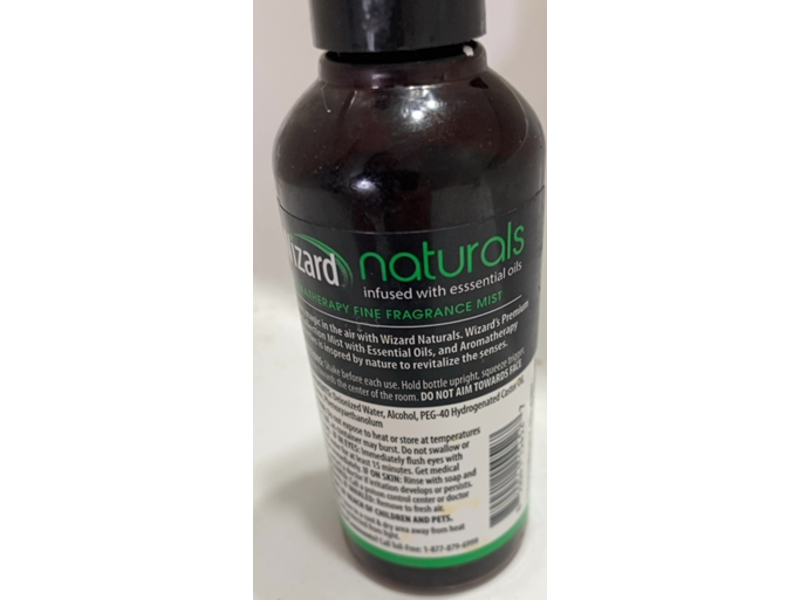 Wizard Naturals Aromatherapy Fine Fragrance Mist, Rosemary & Cinnamon, 3 fl oz/88 mL