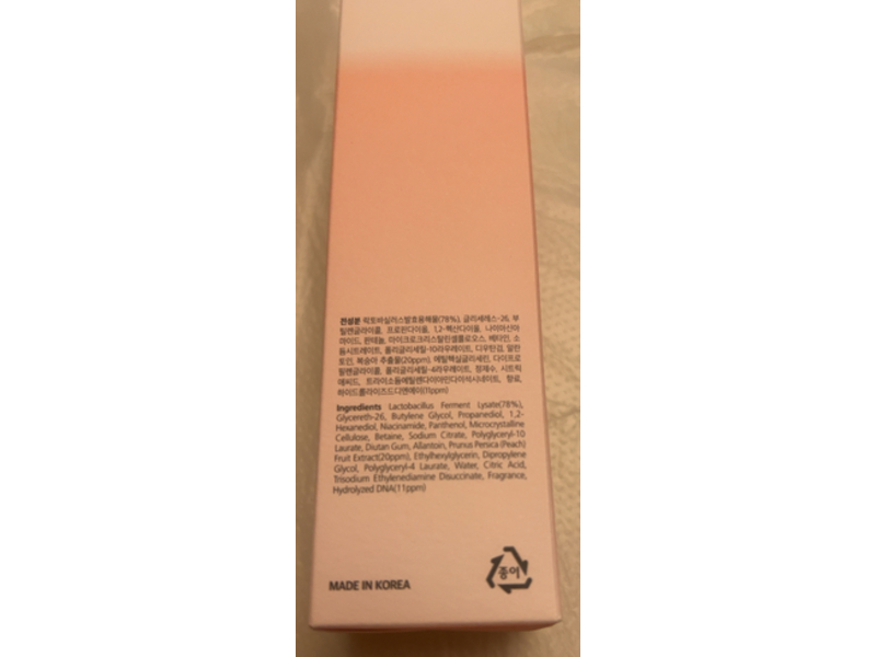 Laboreve PeachMicrobiome 78 PDRN Toner, 4.22 fl oz/125 mL