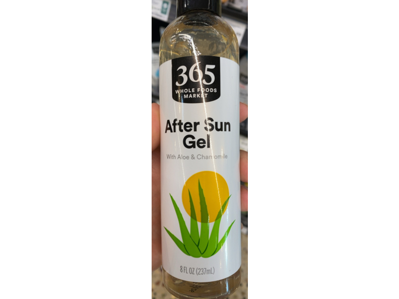 365 Whole Foods Market After Sun Gel, Aloe & Chamomile, 8 fl oz/237 mL