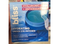 Bliss Hydrating Under Eye Patches, Hyaluronic Acid + Antioxidant, 30 Pairs - thumbnail 1