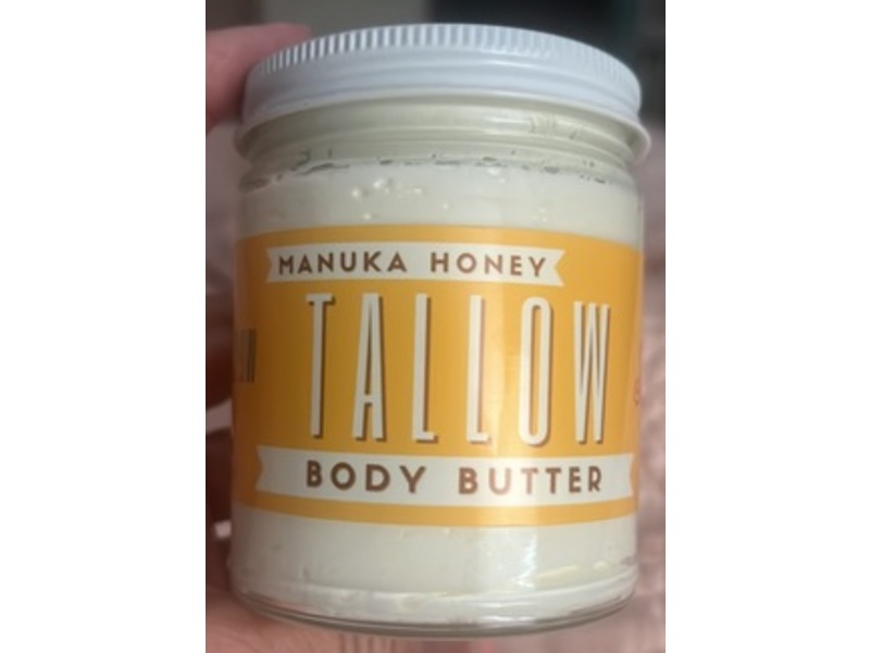 Lady May Tallow Manuka Honey Body Butter, 9 fl oz/266 mL
