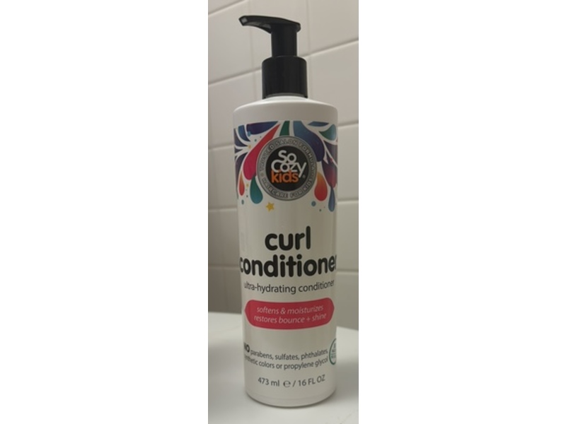 SoCozy Kids Curl Conditioner, 16 fl oz/473 mL