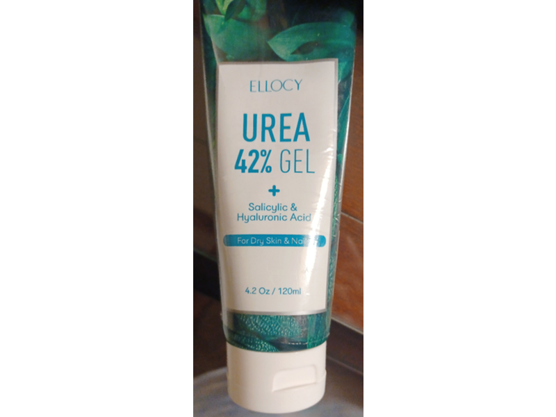 Ellocy Urea 42% Gel + Salicylic & Hyaluronic Acid, 4.2 oz/120 mL