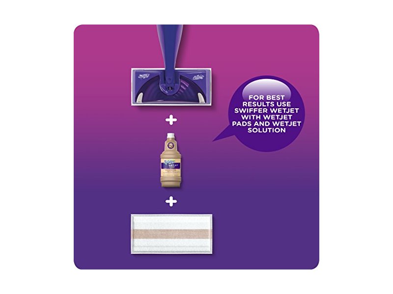 Swiffer Wetjet Wood Floor Cleaner Solution Refill, 42.2 fl oz/1.25 L, Pack Of 2