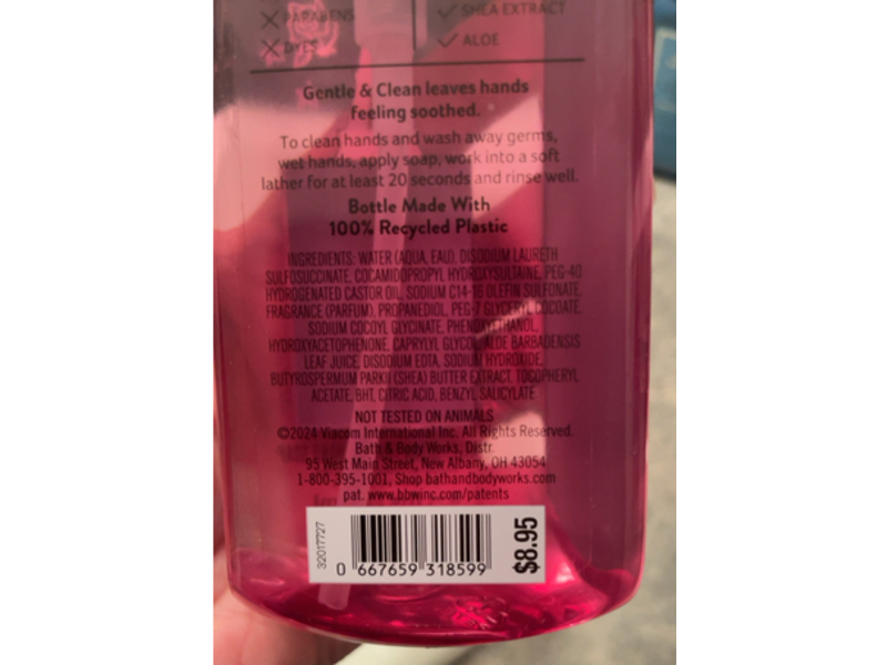 Bath & Body Works Gentle + Clean Foaming Hand Soap, Emily In Paris, 8.75 fl oz/250 mL