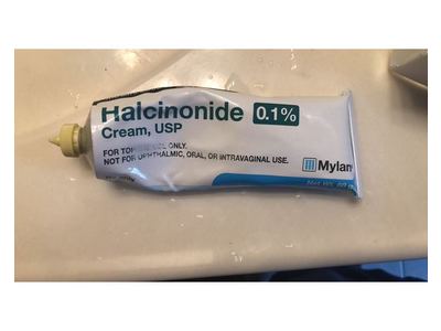 Halcinonide Cream, USP, 0.1%, 60 g, Mylan Pharmaceuticals Inc. (RX)