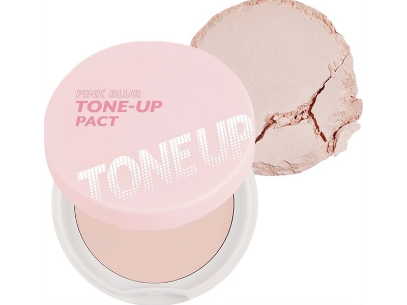 I’m Meme Pink Blur Tone-Up Pact Pressed Face Powder, 01 Pink Tone-up Pact, 0.35 oz