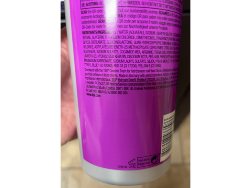 Tigi Bed Head Serial Blond Restoring Shampoo, 25.36 fl oz/750 mL