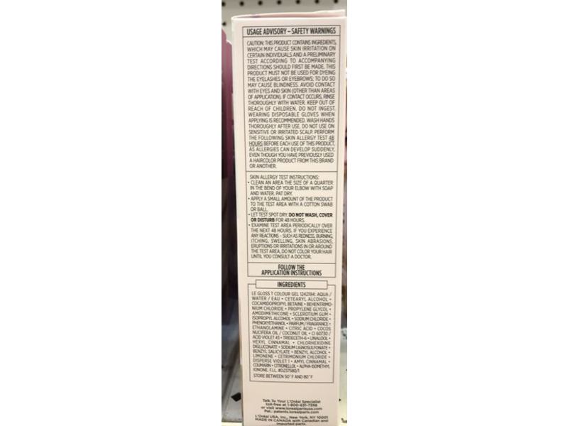 L'Oreal Paris Le Color One Step Hair Toning Gloss, Cool Blonde, 4 fl oz/118 mL