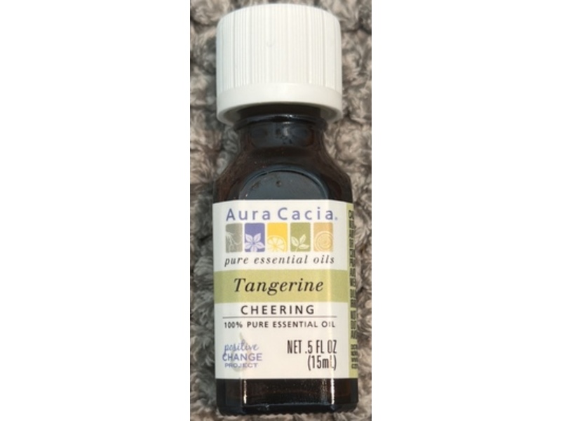 Aura Cacia Essential Oil, Tangerine, 0.5 fl oz/15 mL
