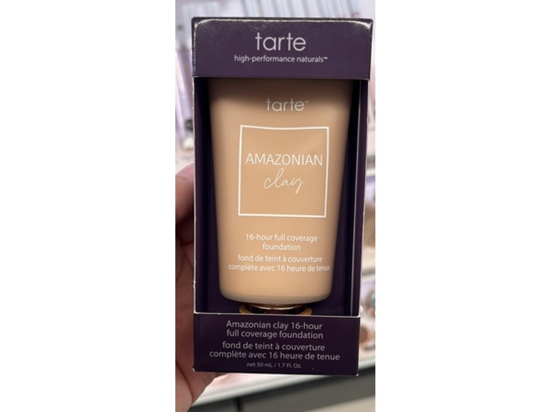 Tarte Amazonian Clay Foundation, 37H Medium-Tan Honey, 1.7 fl oz/50 mL