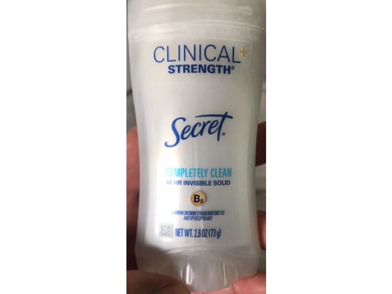 Secret Clinical + Strength Invisible Solid Antiperspirant, 2.6 oz/73 g
