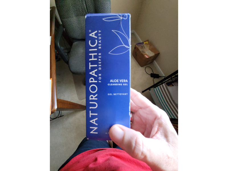 Naturopathica Cleansing Gel, Aloe, 4.73 fl oz/140 mL