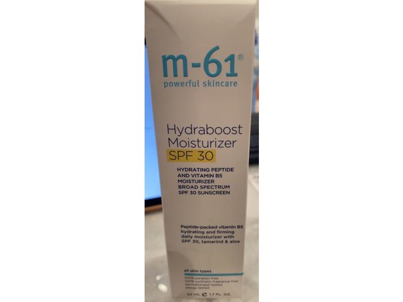 M-61 Hydraboost Moisturizer, SPF 30, 1.7 fl oz/50 mL