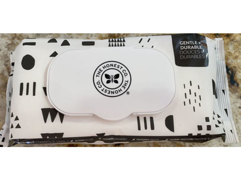 The Honest Company Baby Wipes, Fragrance Free, Pattern Play, 72 Count