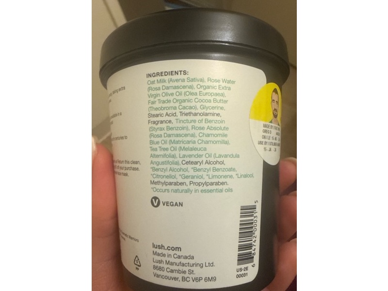 Lush Dream Cream Body Lotion, 8.4 fl oz/240 g