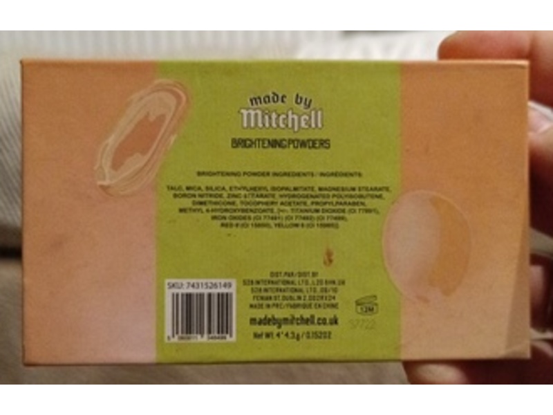 Made By Mitchell Eyelights Brightening Powders Palette, Starlight, 0.152 oz/4.3 g