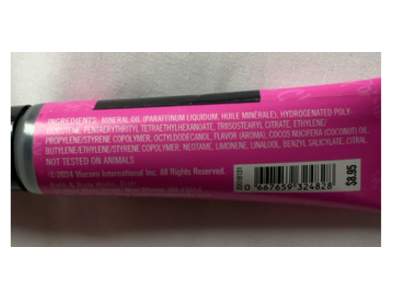 Bath & Body Works Lip Gloss, Champagne in Paris, 0.47 fl oz/14 mL