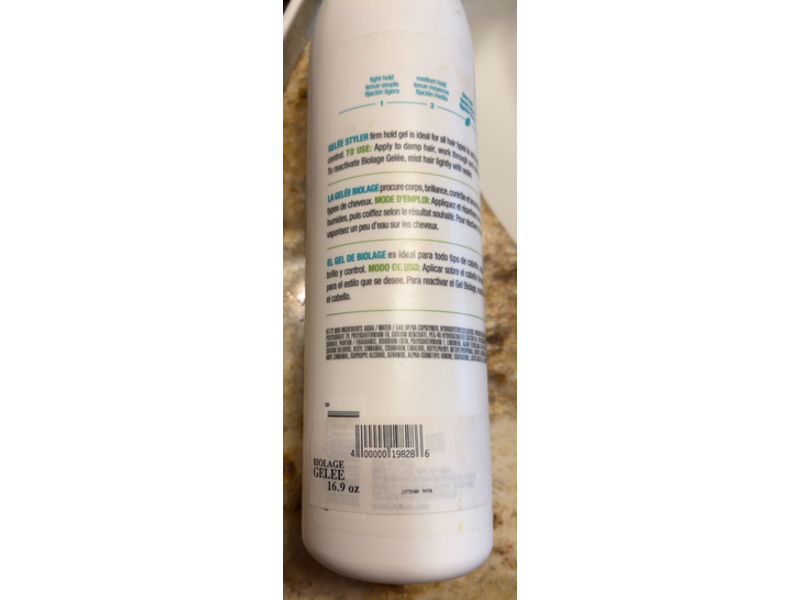 Biolage Styling Gelee All Purpose Gel, 3 Hold, 16.9 fl oz/500 mL