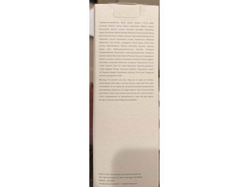 Oak Essentials Awaken Body Wash, 10.1 fl oz/300 mL