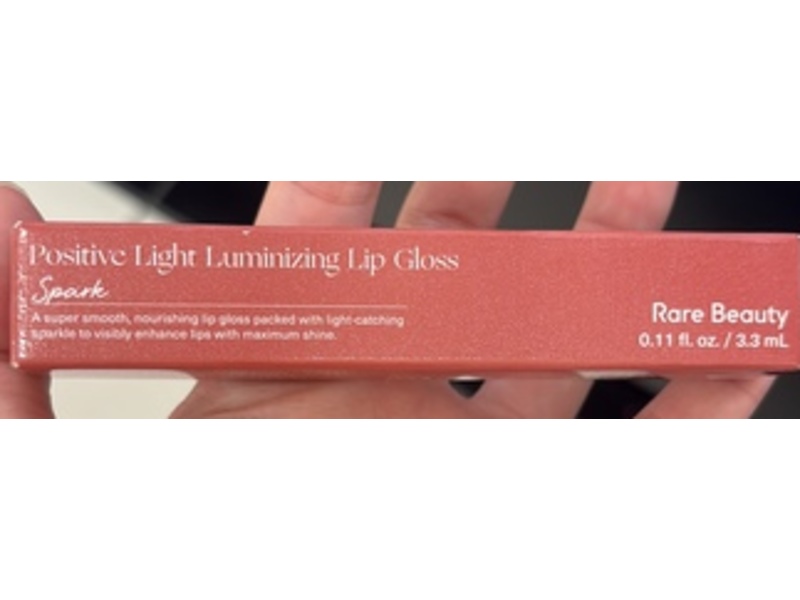 Rare Beauty Positive Light Luminizing Lip Gloss, Spark, 0.11 fl oz/3.3 mL