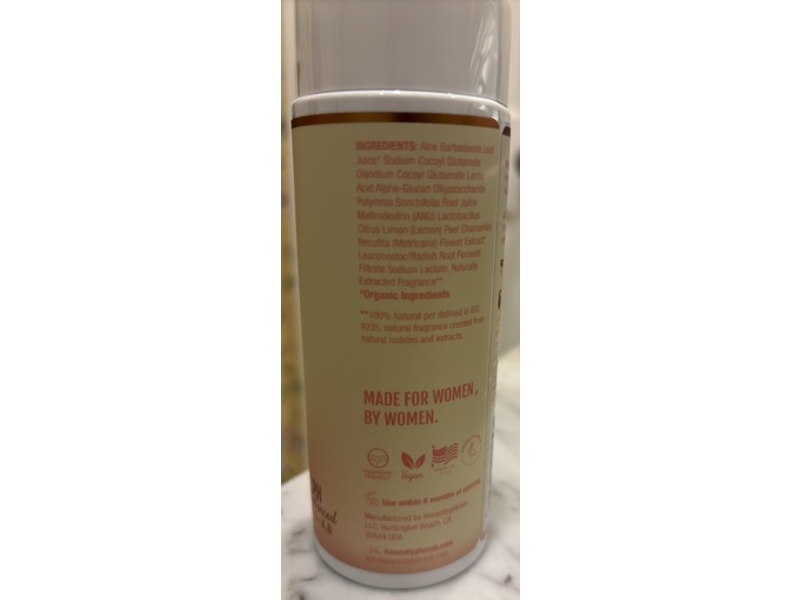 Honestly Phresh Foaming Feminine Wash, Rose & Bergamot, 5 oz