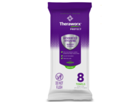 Theraworx Protect Advanced Hygiene & Barrier System Towels, 8 Count - thumbnail 1