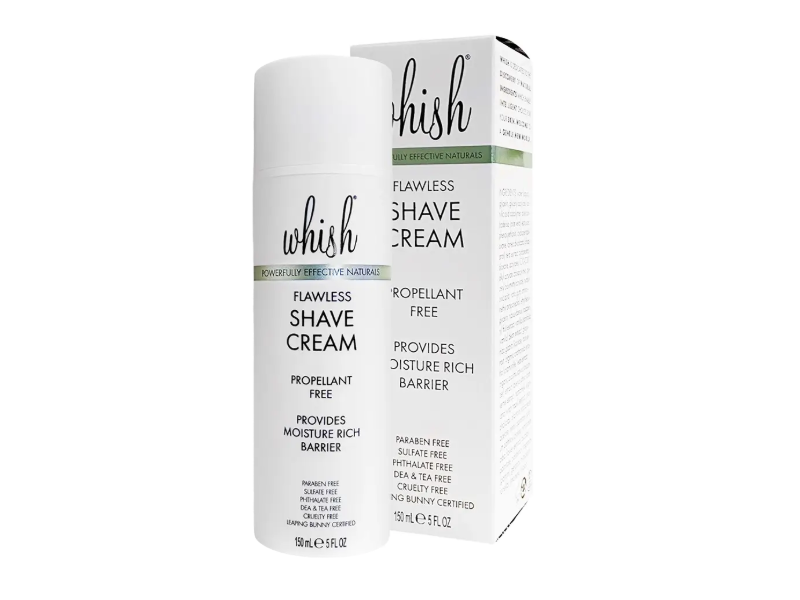Whish Flawless Shave Cream, 5 fl oz/150 mL