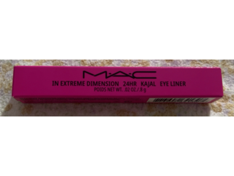 M.A.C In Extreme Dimension Kajal Eyeliner, Extreme Black, 0.02 oz/0.8 g
