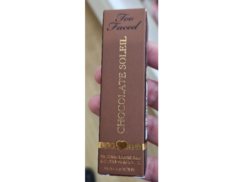 Too Faced Chocolate Soleil Melting Bronzing & Sculpting Stick, Chocolate Mousse, 0.28 oz/8 g