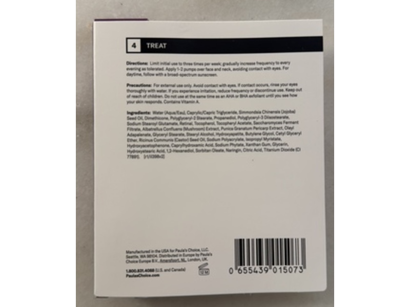 Paula’s Choice Pro Retinaldehyde Dual-Retinoid Advanced Treatment, 0.17 fl oz/5 mL