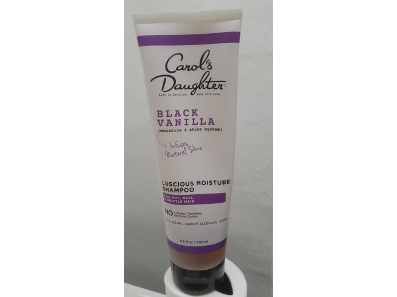 Carol's Daughter Luscious Moisture Shampoo, Black Vanilla, 8.5 fl oz/250 mL