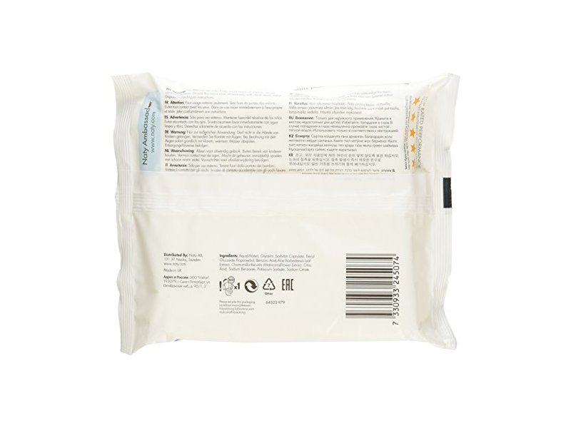 Naty Eco-Sensitive Toddler Wipes - Resealable Top - 42 ct