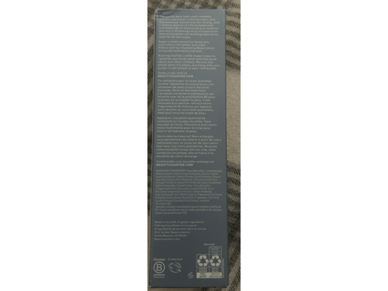 Beauty Counter Body Wash, Citrus Mimosa, 9.29 fl oz/275 mL