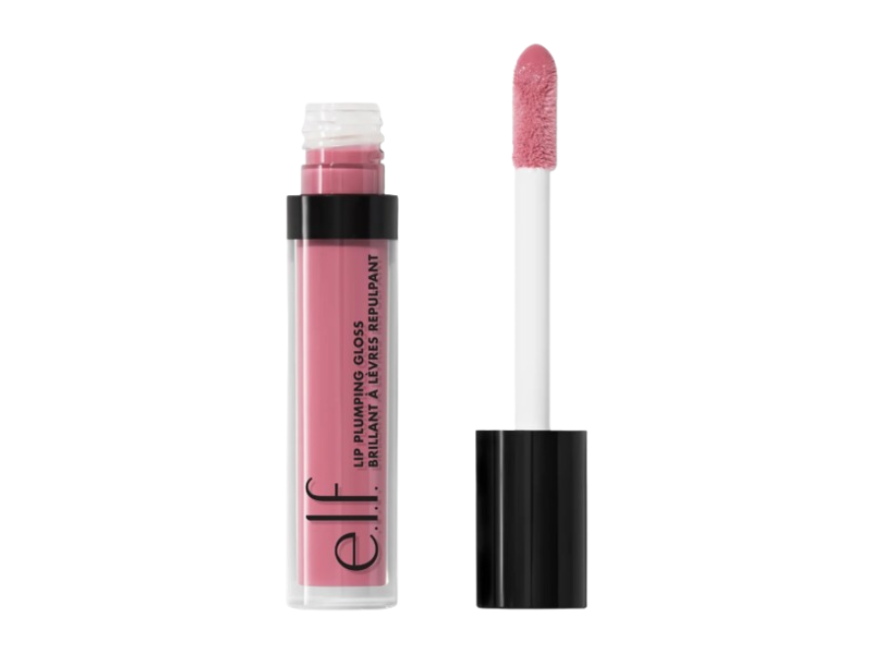 e.l.f. Cosmetics Lip Plumping Gloss, Sparkling Rose, 0.09 fl oz/2.7 mL