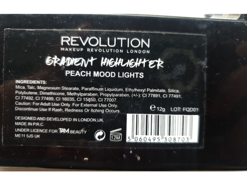 Revolution Gradient Highlighter, Peach Mood Lights, 12 g