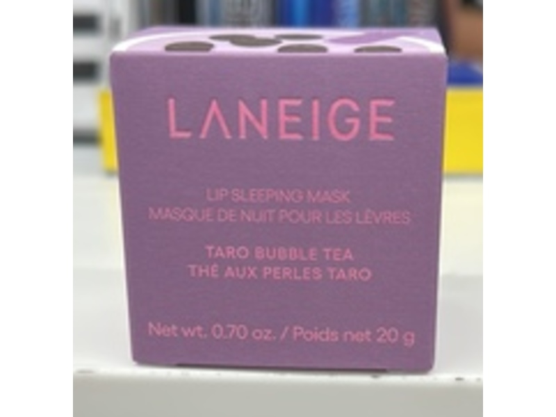 Laneige Lip Sleeping Mask, Taro Bubble Tea, 0.70 oz/20 g