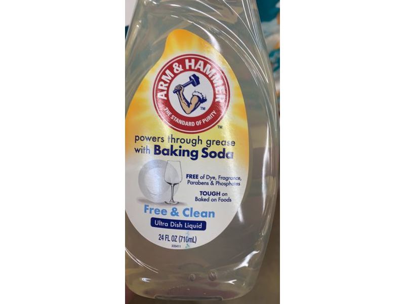 Arm & Hammer Ultra Dish Liquid, Free & Clean, 24 fl oz/710 mL