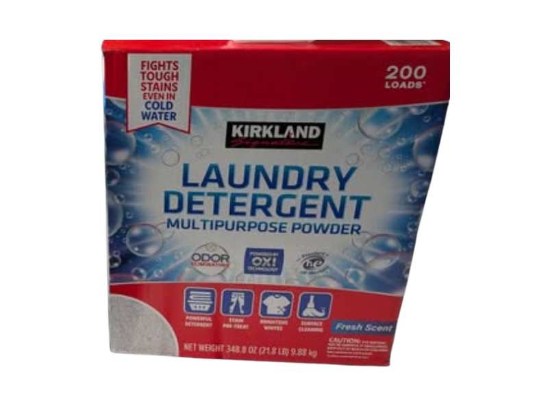 Kirkland Laundry Detergent Multipurpose Power, Fresh, 200 Loads, 348.8 oz/9.88 kg