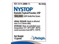 Nystop Nystatin Topical Powder, 100000 units/g, 15 g, Padagis (Rx) - thumbnail 1
