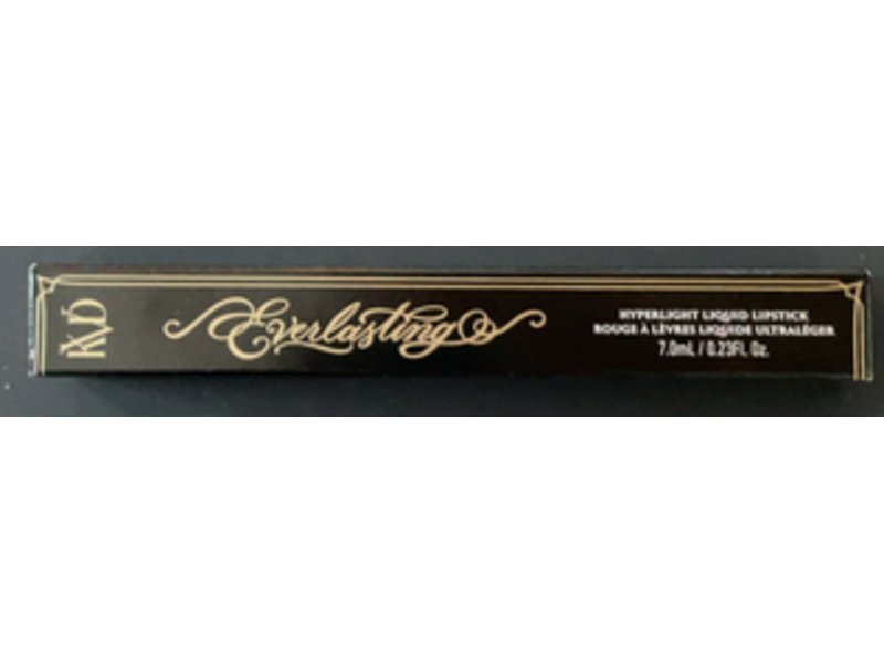 Kvd Everlasting Hyperlight Liquid Lipstick, Pale Harlequin, 0.23 fl oz/7 mL