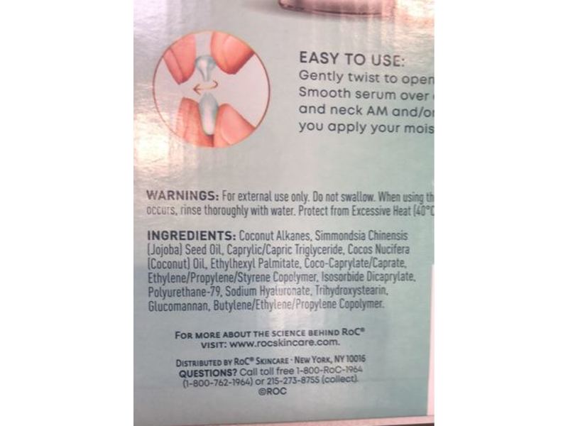 Roc Serum Capsules, Hydrate + Plump, Visibly Plump Skin & Reduce Wrinkles, 30 Ct