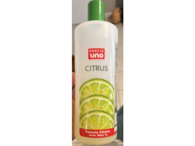 Precio Uno Tottus Cologne Citrica, Citrus, 1 L