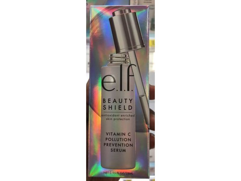 e.l.f. Cosmetics Beauty Shield Vitamin C Face Pollution Protecting Serum, 0.95 fl. oz.