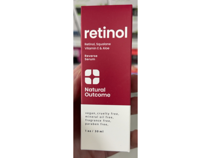 Natural Outcome Retinol Reverse Serum, 1 oz/30 mL