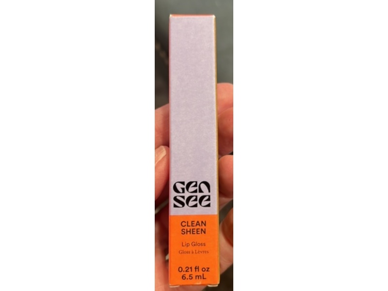Gensee Clean Sheen Lip Gloss, 0.21 fl oz/6.5 mL
