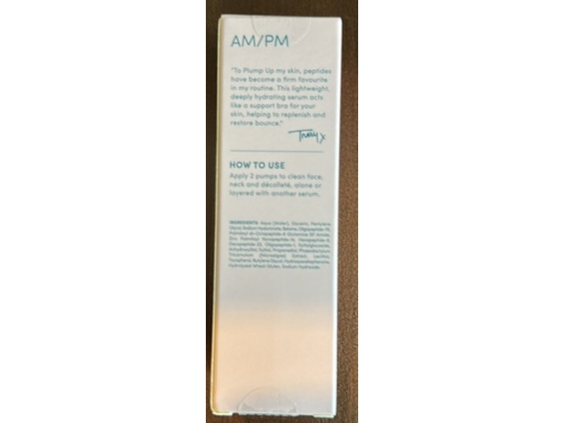 Trinny London Peptide HA Serum, Plump Up, 1.01 fl oz/30 mL