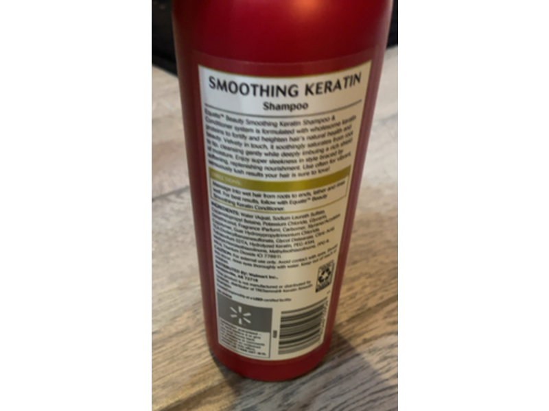 Equate Beauty Smoothing Keratin Shampoo, 25 fl oz/739 mL